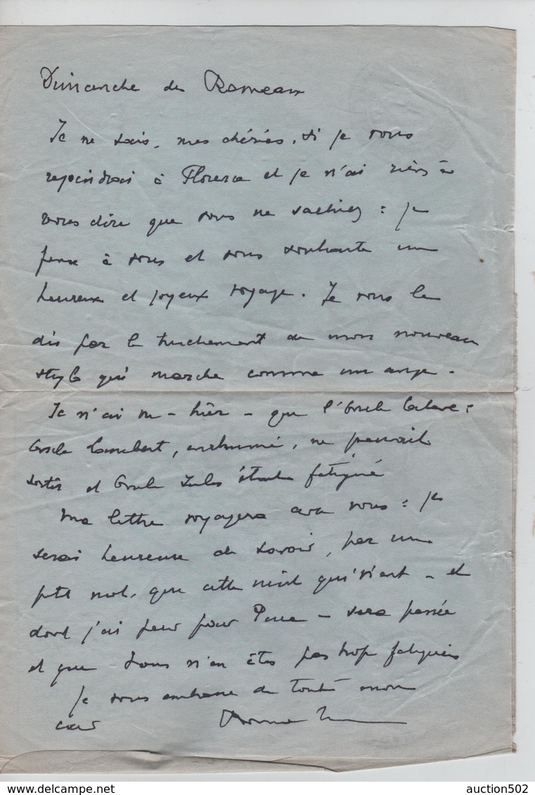 PR6262/ Entier Enveloppe-Lettre C.BXL 1950 V.Italie Firenze Griffe Trouvé...retour à L'envoyeur - Luchtpostbladen