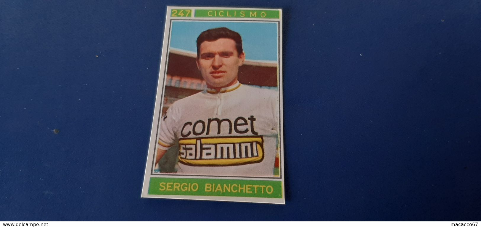 Figurina Panini Campioni Dello Sport 1967 - 247 Sergio Bianchetto - Edizione Italiana