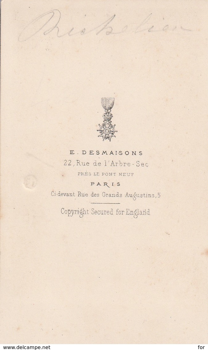 Photo. : C.D.V. : Cardinal - RICHELIEU : Photo. E. DESMAISONS - Paris - Anciennes (Av. 1900)