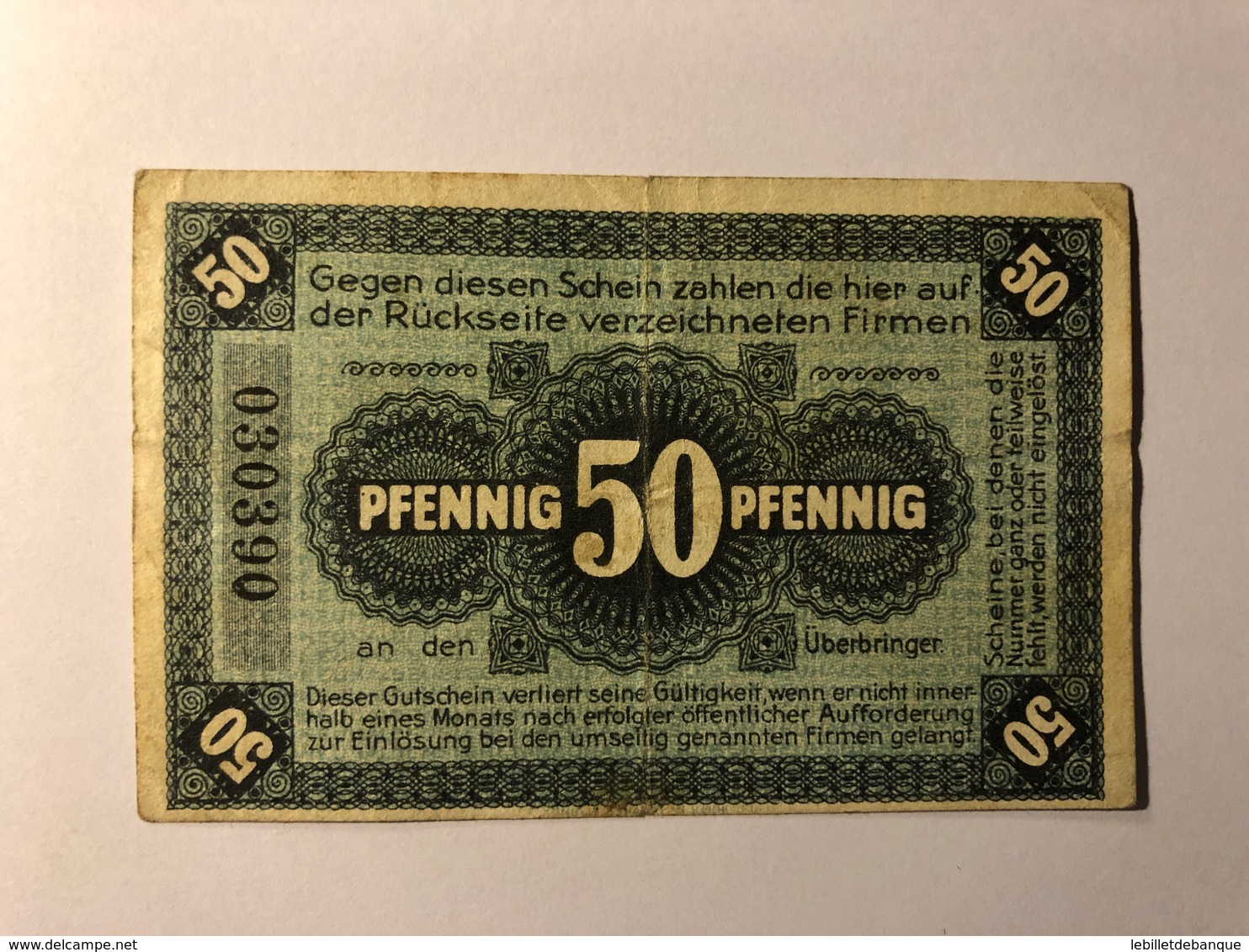 Allemagne Notgeld Neuhaldesleben 50 Pfennig - Collections