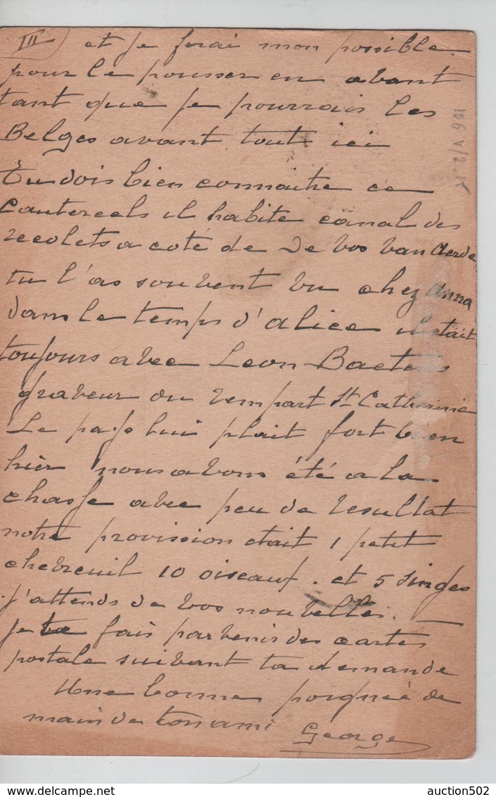 PR6264/ South Africa Zuid Afrik.Republ.Johannesburg&Pretoria 1894-97 To Belgium Liège Arrival Cancellation Slightly Bent - New Republic (1886-1887)