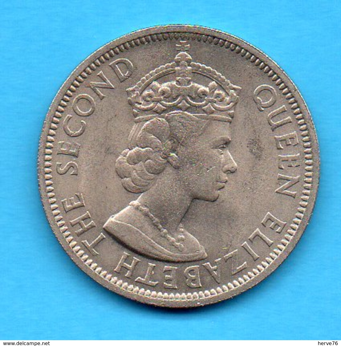 SEYCHELLES - Pièce One Rupee - 1960 - Queen Elizabeth The Second - Seychelles