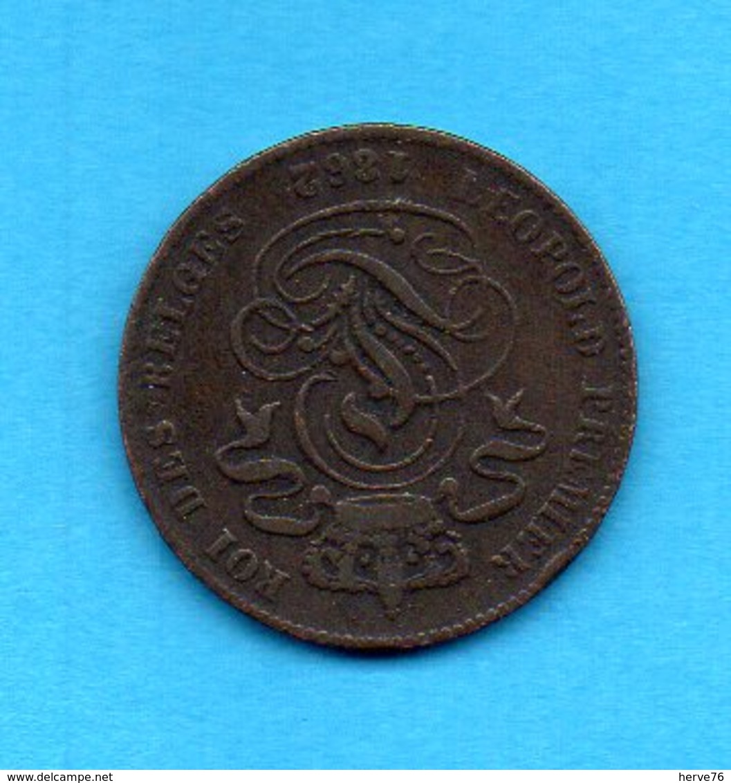 BELGIQUE - BELGIUM - Léopold 1er - Pièce 2 Cent - 1862 - 2 Cent