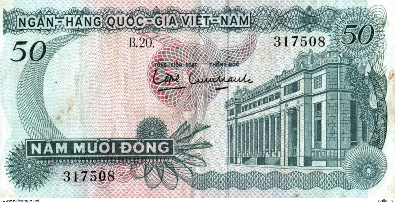 BILLET VIET NAM 50 DONG - Vietnam