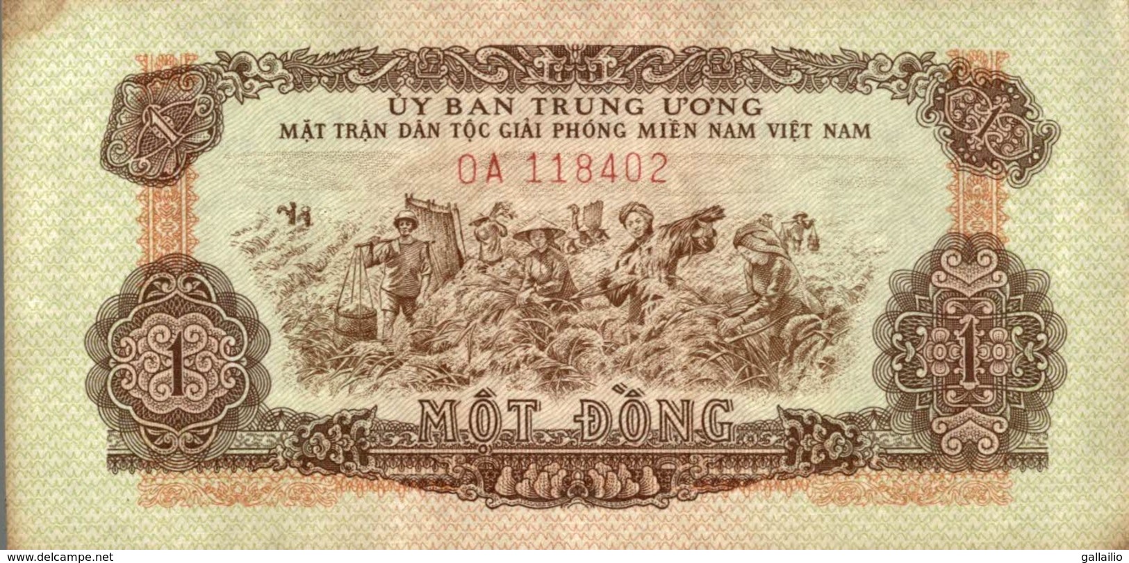 BILLET VIET NAM 1 MOT DONG - Vietnam