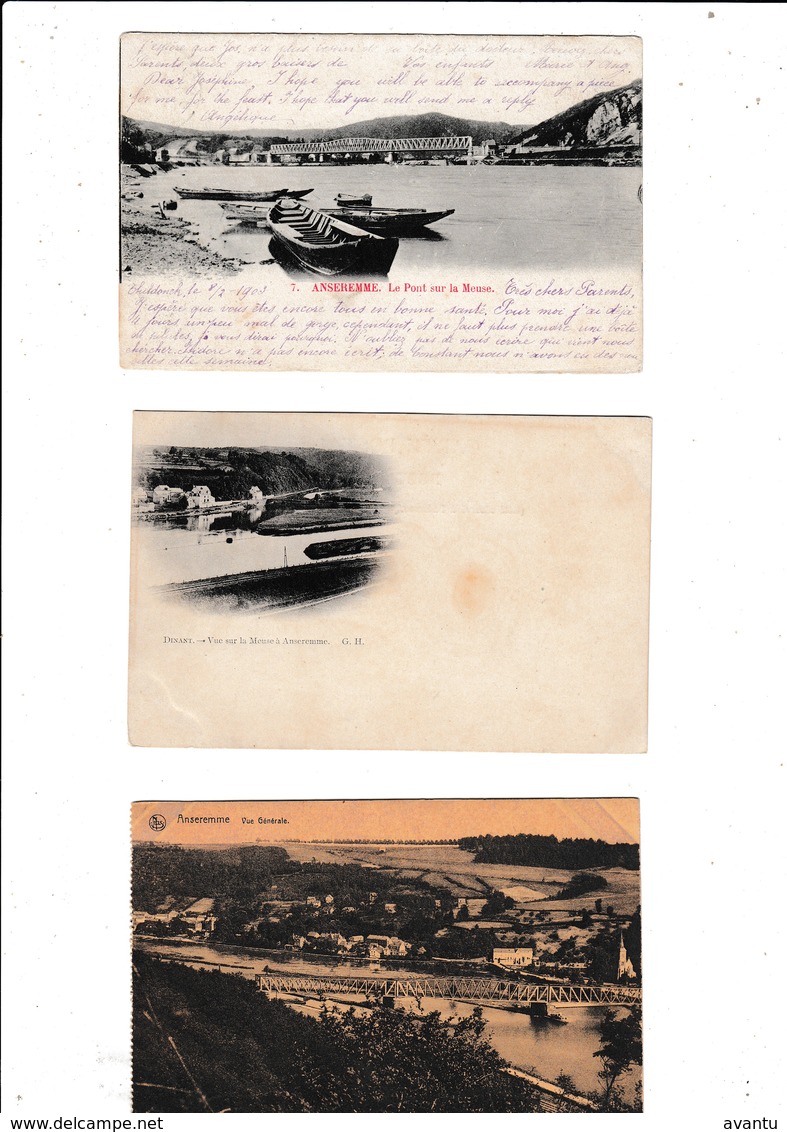 ANSEREMME  / TRES BELLE COLLECTION  DE 90  CARTES POSTALES DE ANSEREMME  / DESTOCKAGE - Dinant