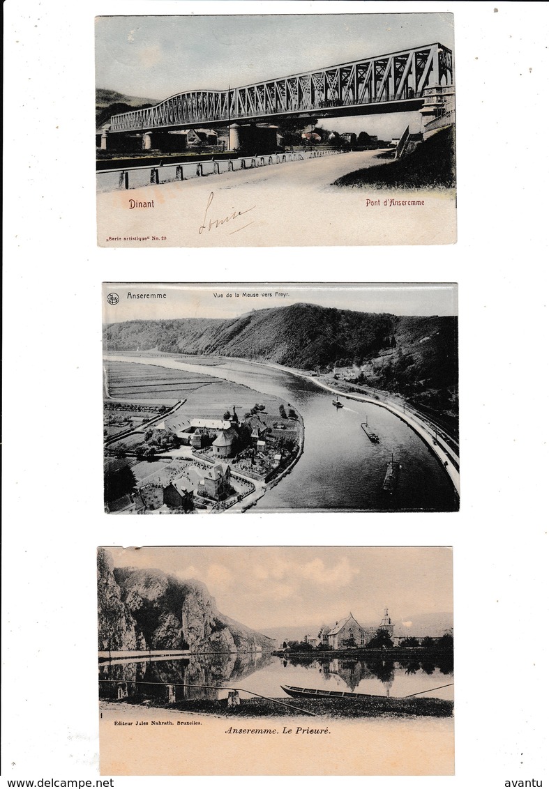 ANSEREMME  / TRES BELLE COLLECTION  DE 90  CARTES POSTALES DE ANSEREMME  / DESTOCKAGE - Dinant