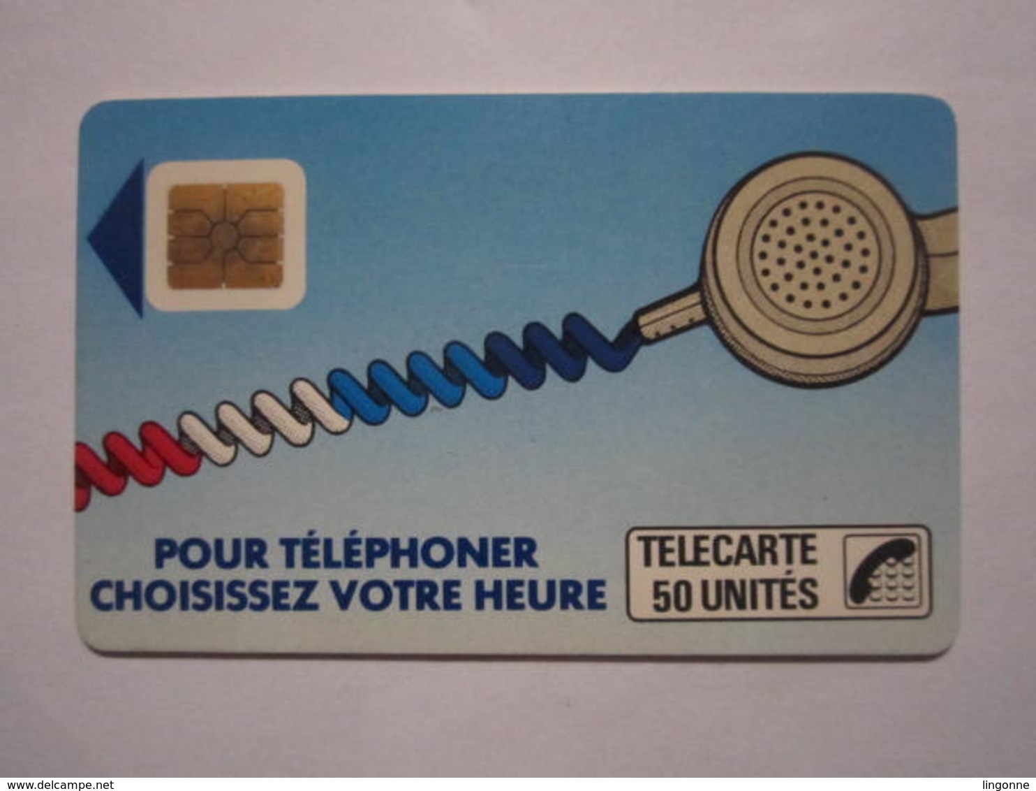 Télécarte De 50.unités - Pour Téléphoner, Choisissez Votre Heure. - 1987