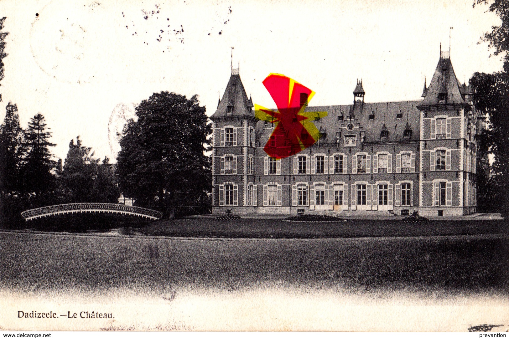 DADIZEELE - Le Château - Carte Circulée En 1903 - Moorslede