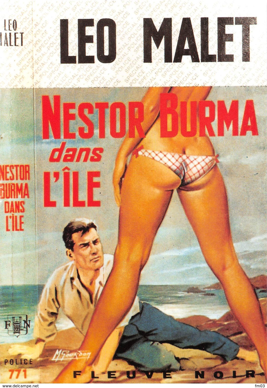 Michel Gourdon 10 Pin Up Nestor Burma Léo Malet Frère D'Aslan - Gourdon