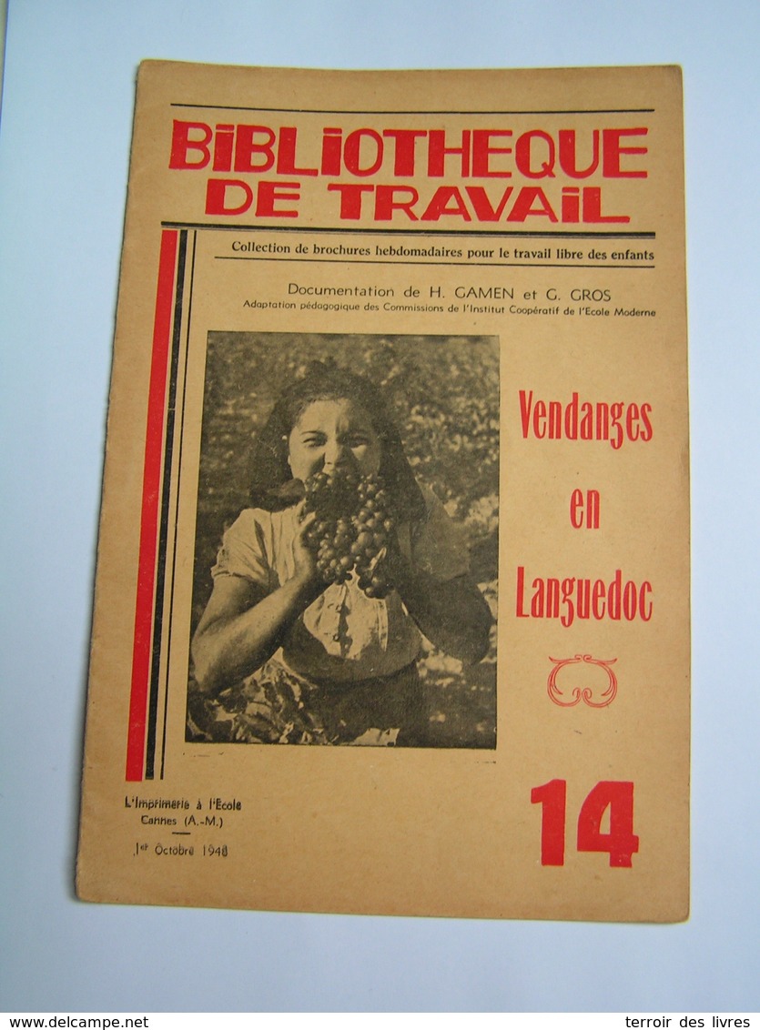 BT 14 1948 Vendanges Languedoc Cooperative De MONTAUD HERAULT - Non Classés