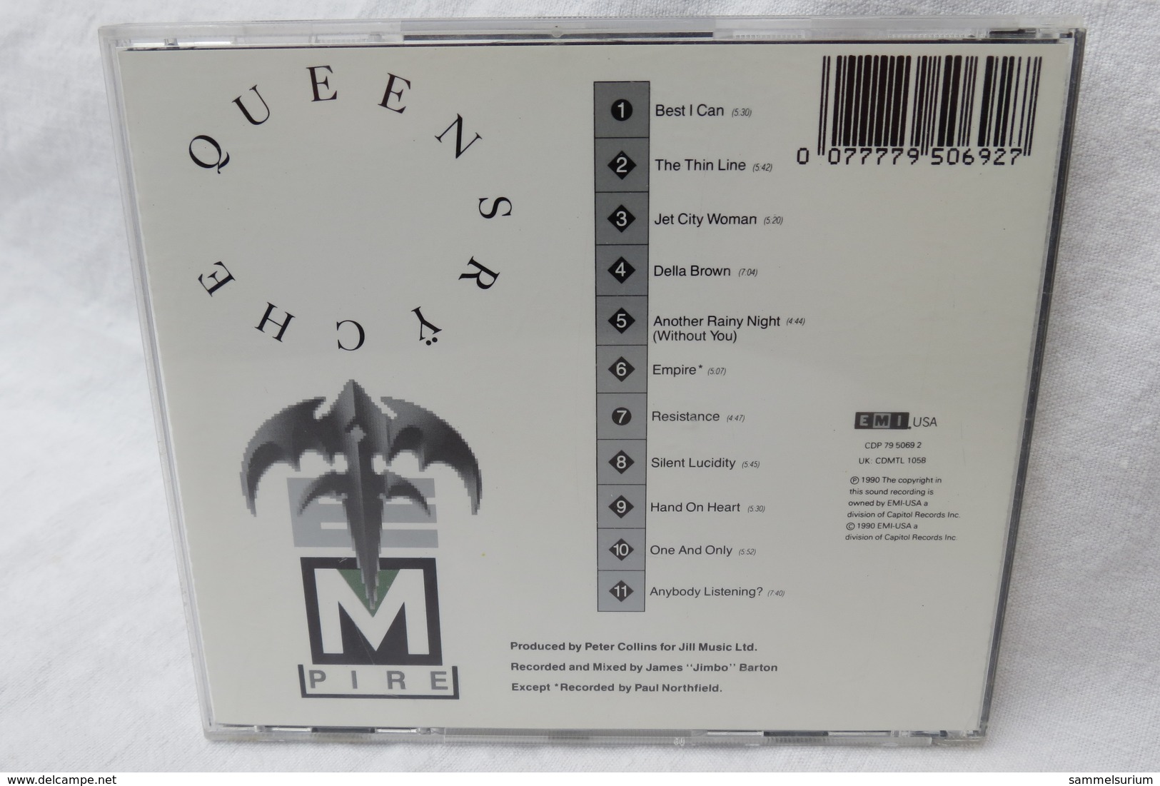 CD "Queensryche" Empire - Hard Rock En Metal