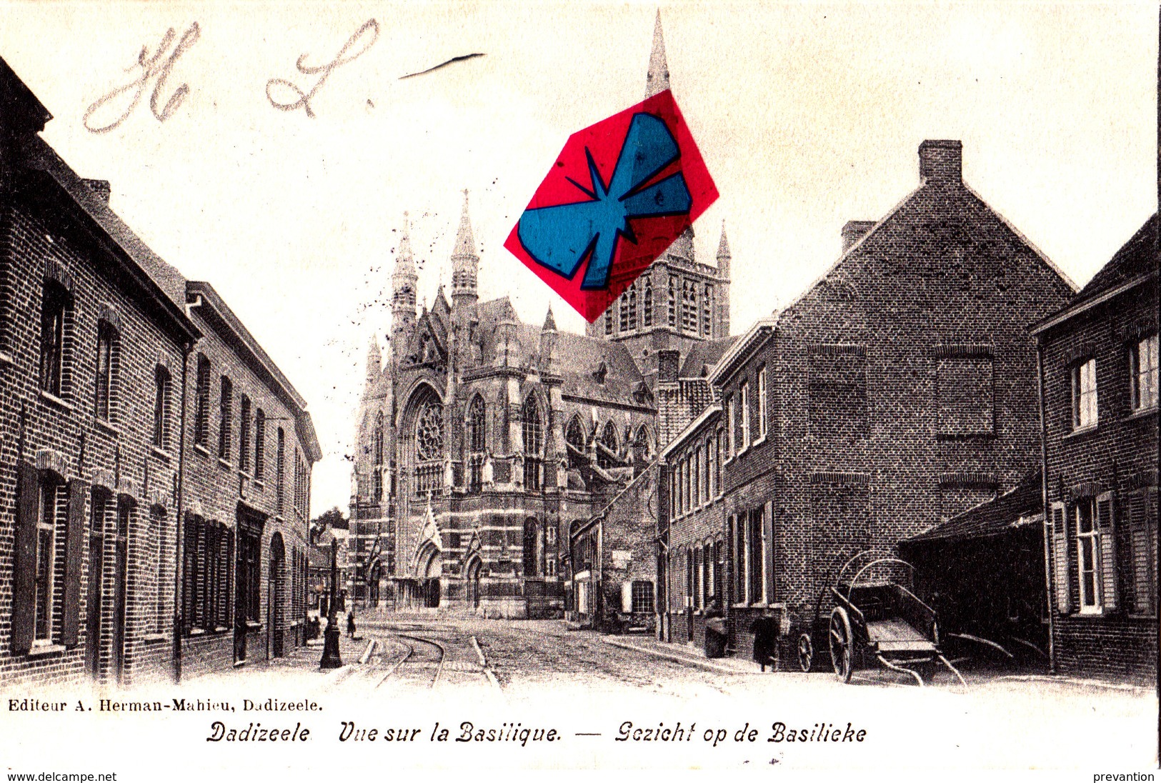 DADIZEELE - Vue Sur La Basilique - Gezicht Op De Basilieke - Carte Circulée En 1904 - Moorslede