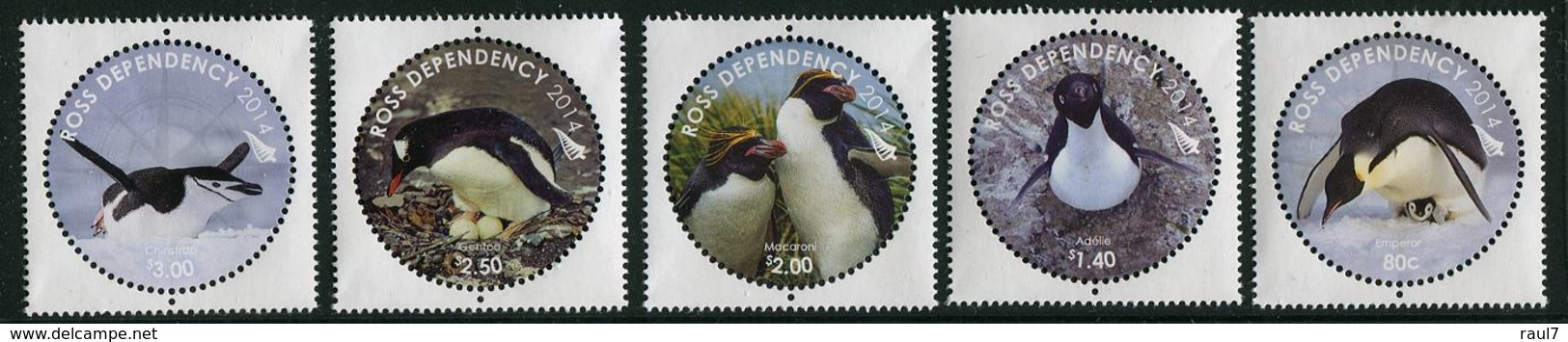 ROSS Dependency 2014 - Faune, Pingouins - 5 Val Neufs // Mnh Set - Neufs