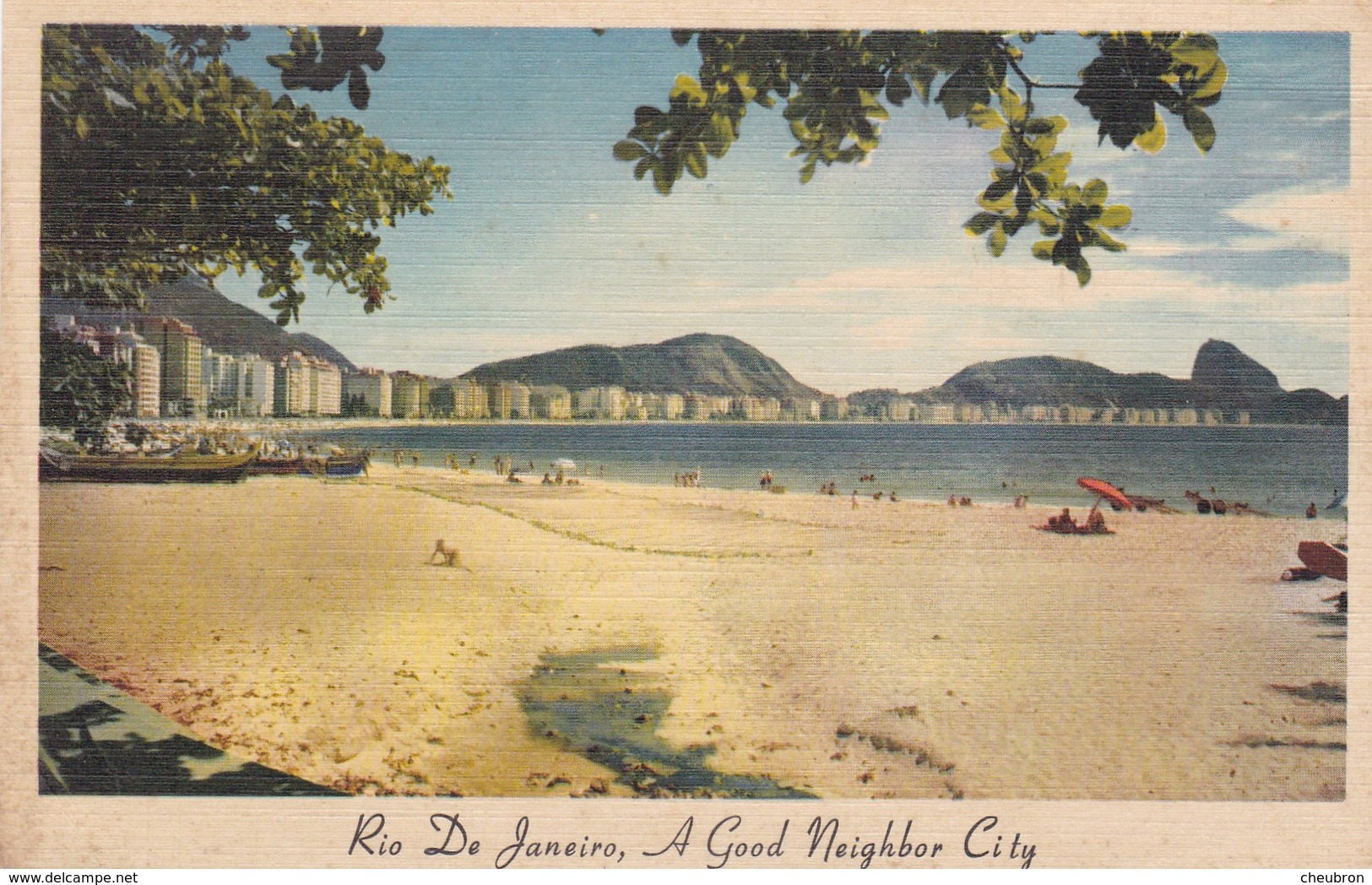 BRESIL. RIO DE JANEIRO. COPACABANA BEACH. A GOOD NEIGHBOR CITY - Copacabana