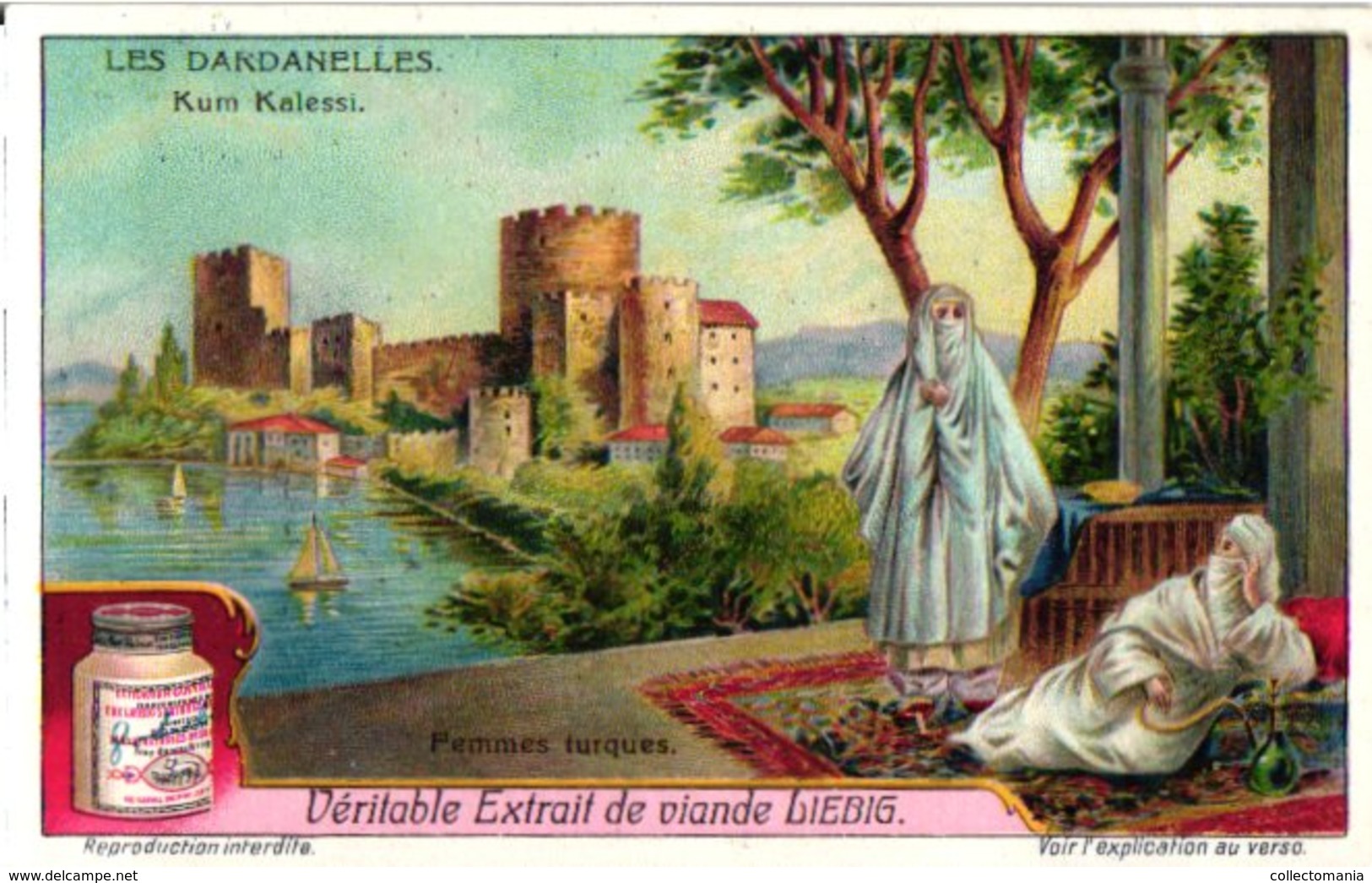 1030 -- Liebig 6 Cards  C1911 Les Dardanelles- Kum Kalessi-Galipoli -Muezin-Charmeurs De Serpents- - Liebig