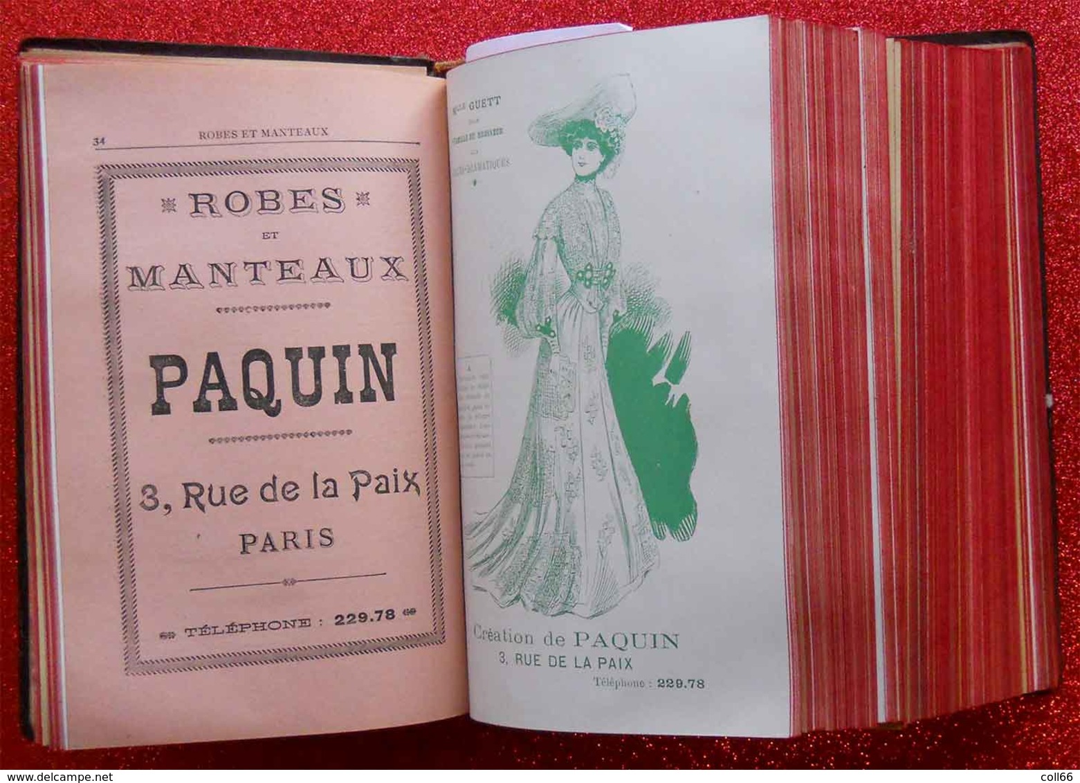 1900 New Art Nouveau Annuaire Général De La Mode 1903 Grands Créateurs Sarah Bernhardt Corsets Robes Coiffeur Chapeaux - Fashion
