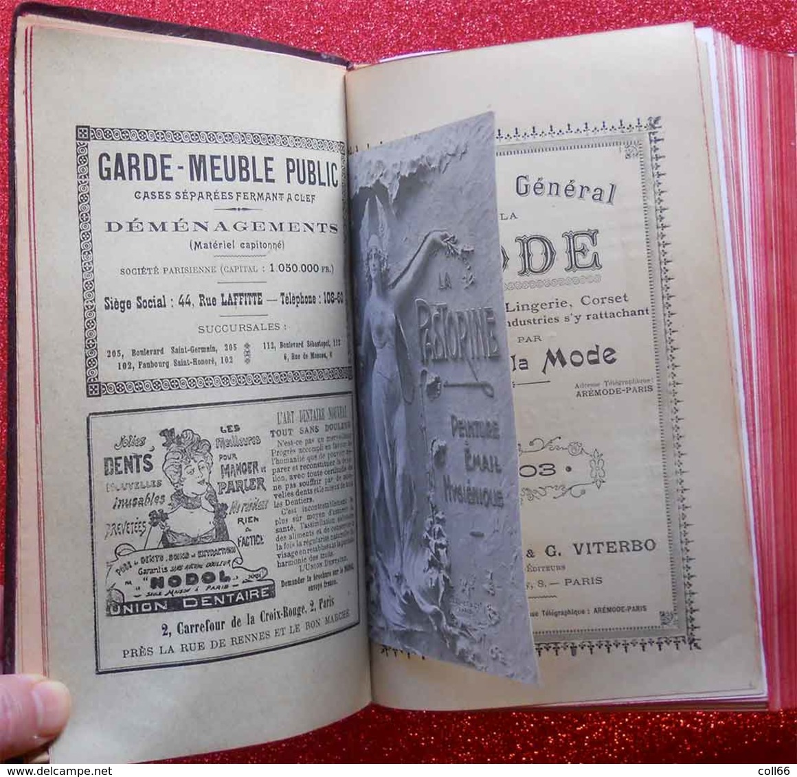 1900 New Art Nouveau Annuaire Général De La Mode 1903 Grands Créateurs Sarah Bernhardt Corsets Robes Coiffeur Chapeaux - Fashion