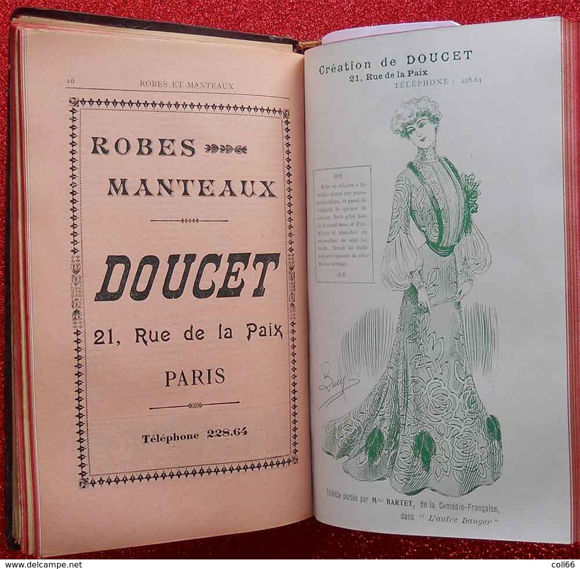 1900 New Art Nouveau Annuaire Général de la Mode 1903 Grands Créateurs Sarah Bernhardt Corsets Robes Coiffeur Chapeaux