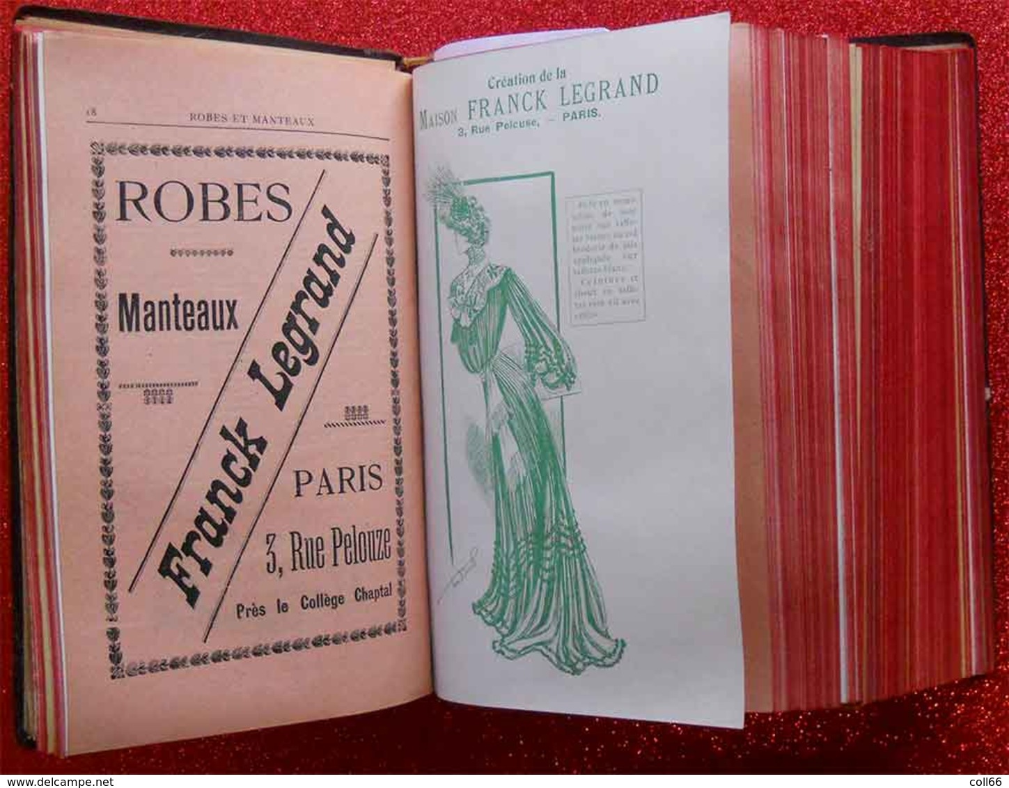 1900 New Art Nouveau Annuaire Général de la Mode 1903 Grands Créateurs Sarah Bernhardt Corsets Robes Coiffeur Chapeaux