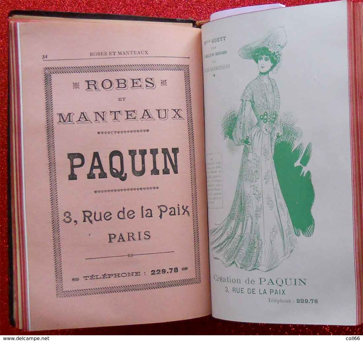 1900 New Art Nouveau Annuaire Général de la Mode 1903 Grands Créateurs Sarah Bernhardt Corsets Robes Coiffeur Chapeaux