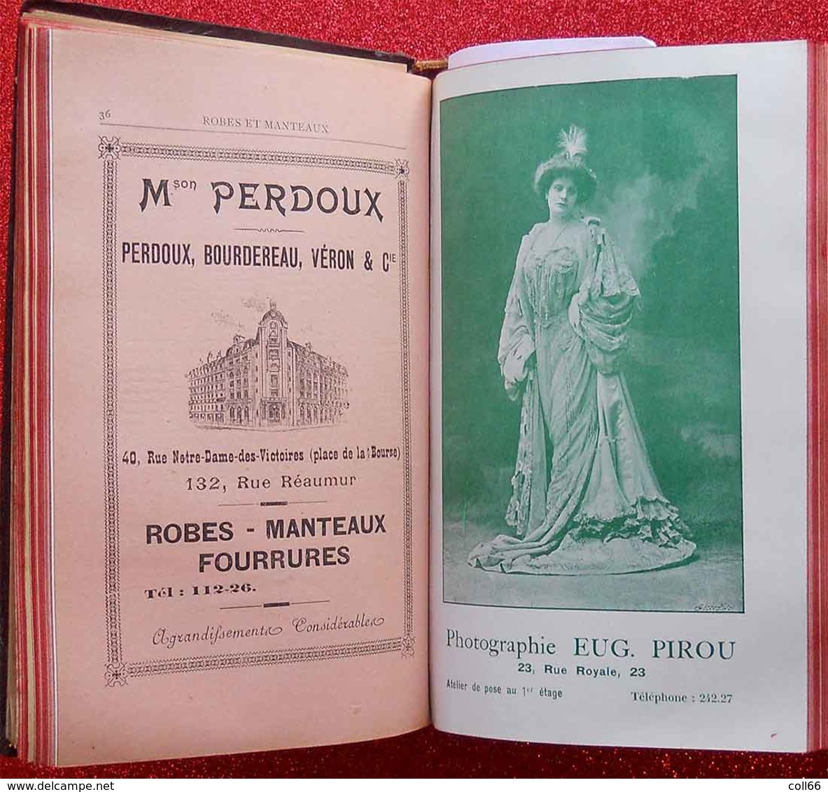 1900 New Art Nouveau Annuaire Général de la Mode 1903 Grands Créateurs Sarah Bernhardt Corsets Robes Coiffeur Chapeaux