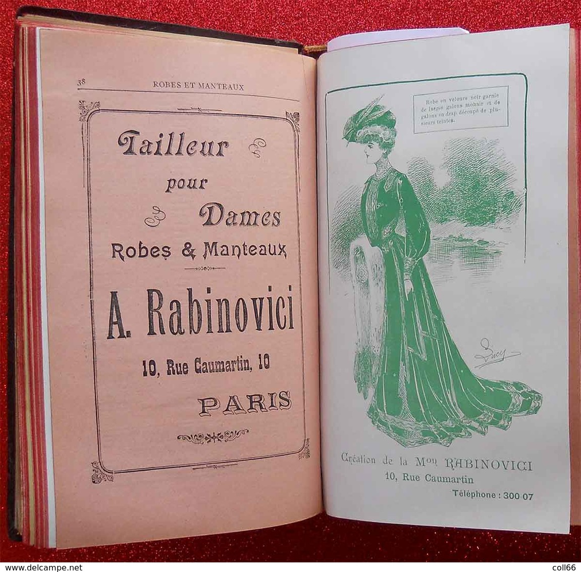 1900 New Art Nouveau Annuaire Général de la Mode 1903 Grands Créateurs Sarah Bernhardt Corsets Robes Coiffeur Chapeaux