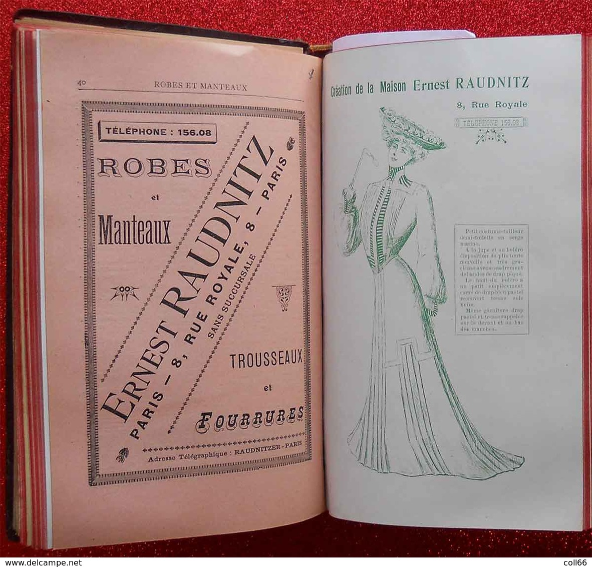 1900 New Art Nouveau Annuaire Général de la Mode 1903 Grands Créateurs Sarah Bernhardt Corsets Robes Coiffeur Chapeaux