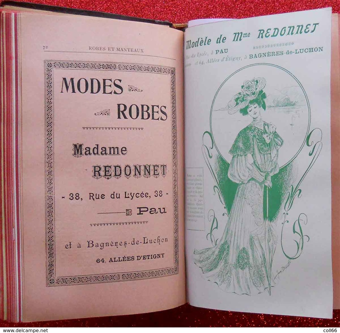 1900 New Art Nouveau Annuaire Général de la Mode 1903 Grands Créateurs Sarah Bernhardt Corsets Robes Coiffeur Chapeaux