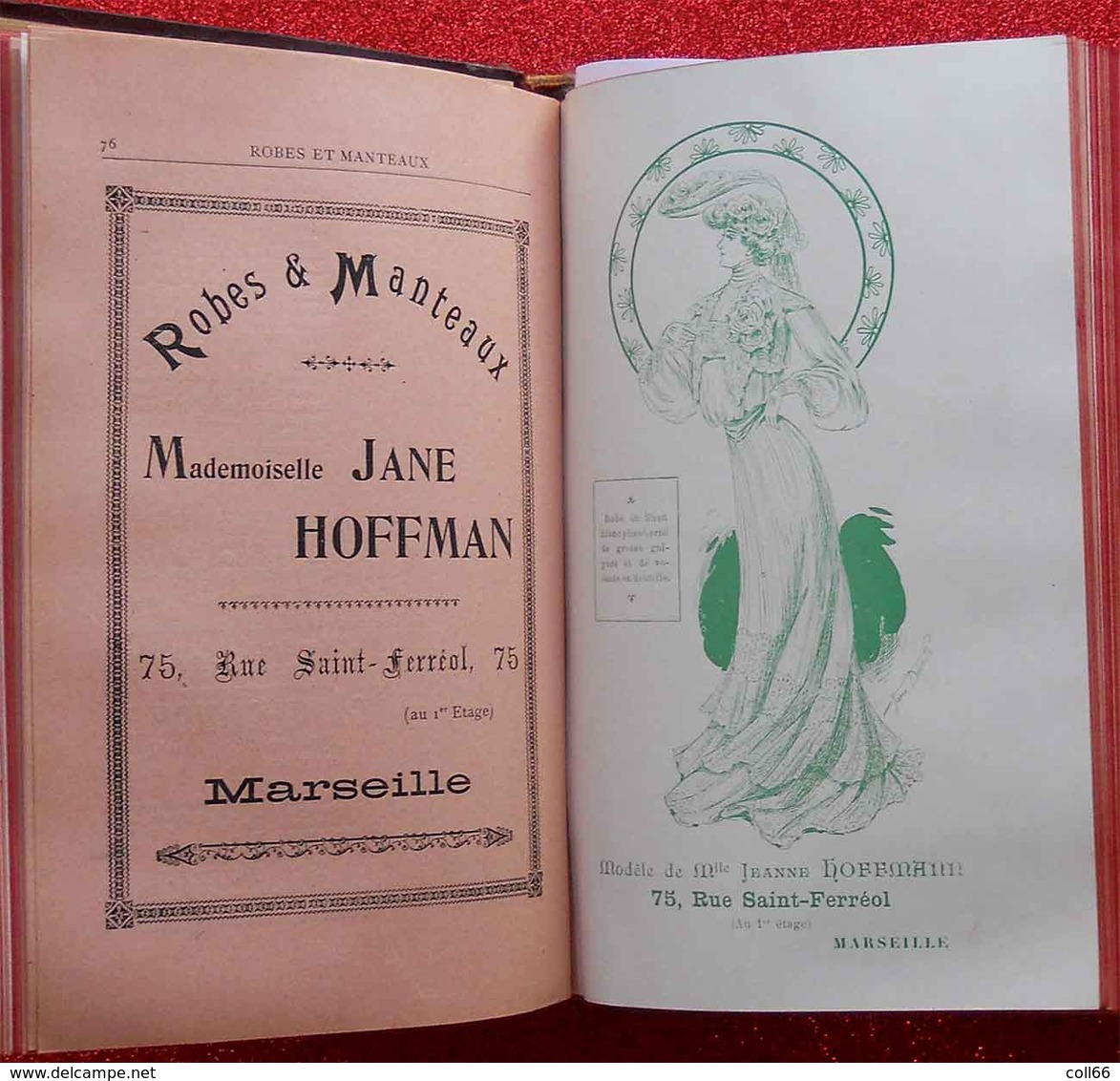 1900 New Art Nouveau Annuaire Général de la Mode 1903 Grands Créateurs Sarah Bernhardt Corsets Robes Coiffeur Chapeaux