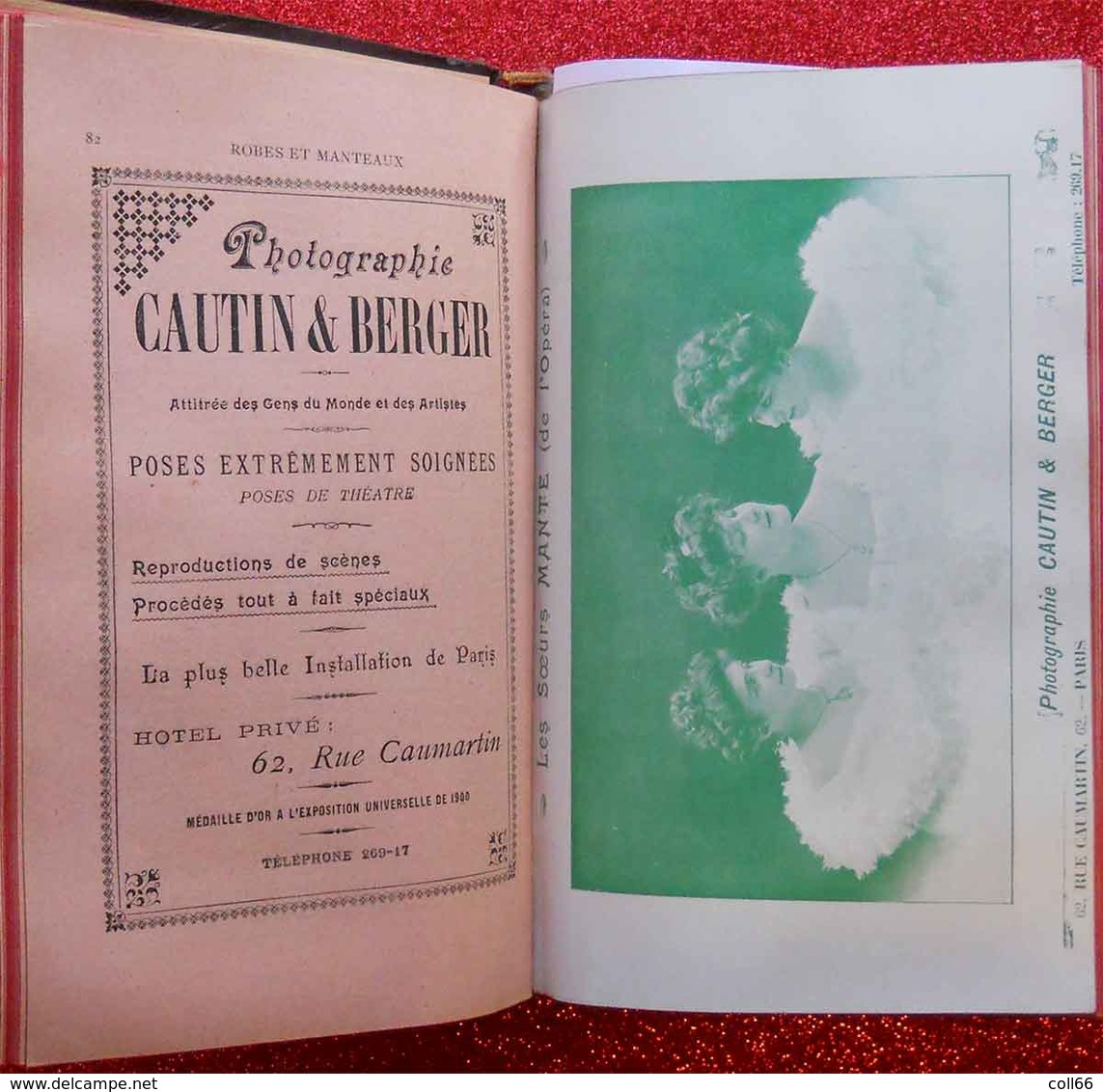 1900 New Art Nouveau Annuaire Général de la Mode 1903 Grands Créateurs Sarah Bernhardt Corsets Robes Coiffeur Chapeaux