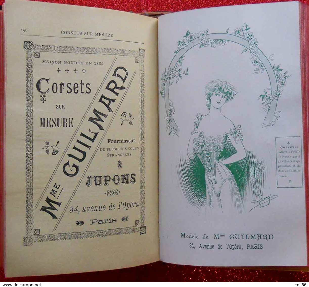 1900 New Art Nouveau Annuaire Général de la Mode 1903 Grands Créateurs Sarah Bernhardt Corsets Robes Coiffeur Chapeaux