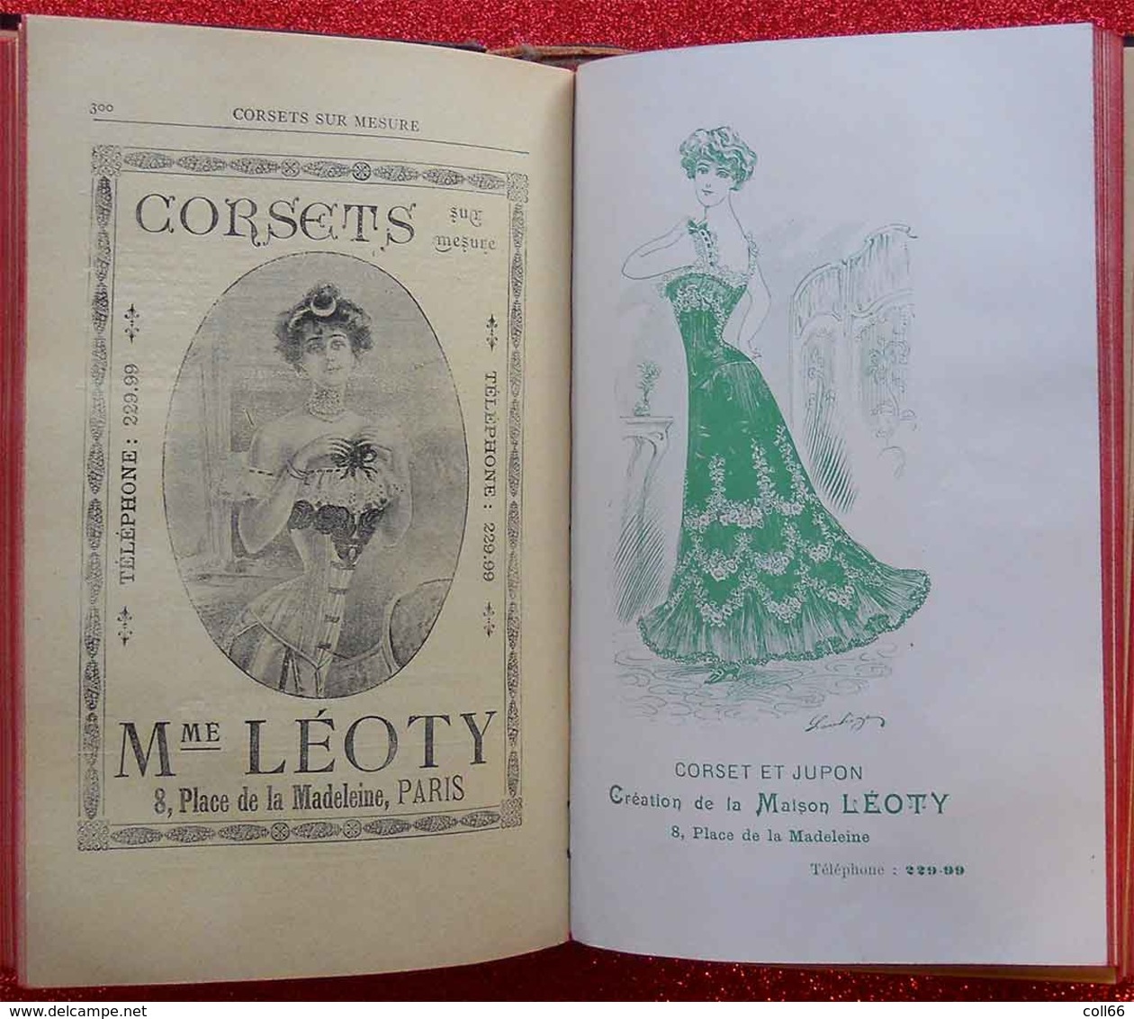 1900 New Art Nouveau Annuaire Général de la Mode 1903 Grands Créateurs Sarah Bernhardt Corsets Robes Coiffeur Chapeaux