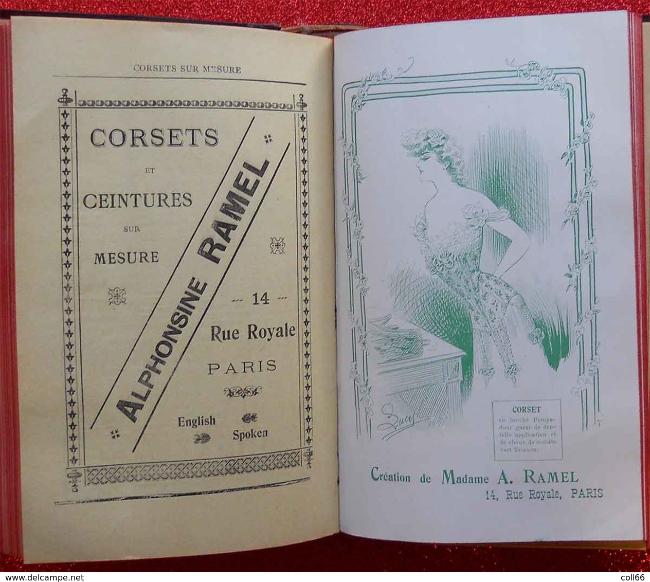 1900 New Art Nouveau Annuaire Général de la Mode 1903 Grands Créateurs Sarah Bernhardt Corsets Robes Coiffeur Chapeaux