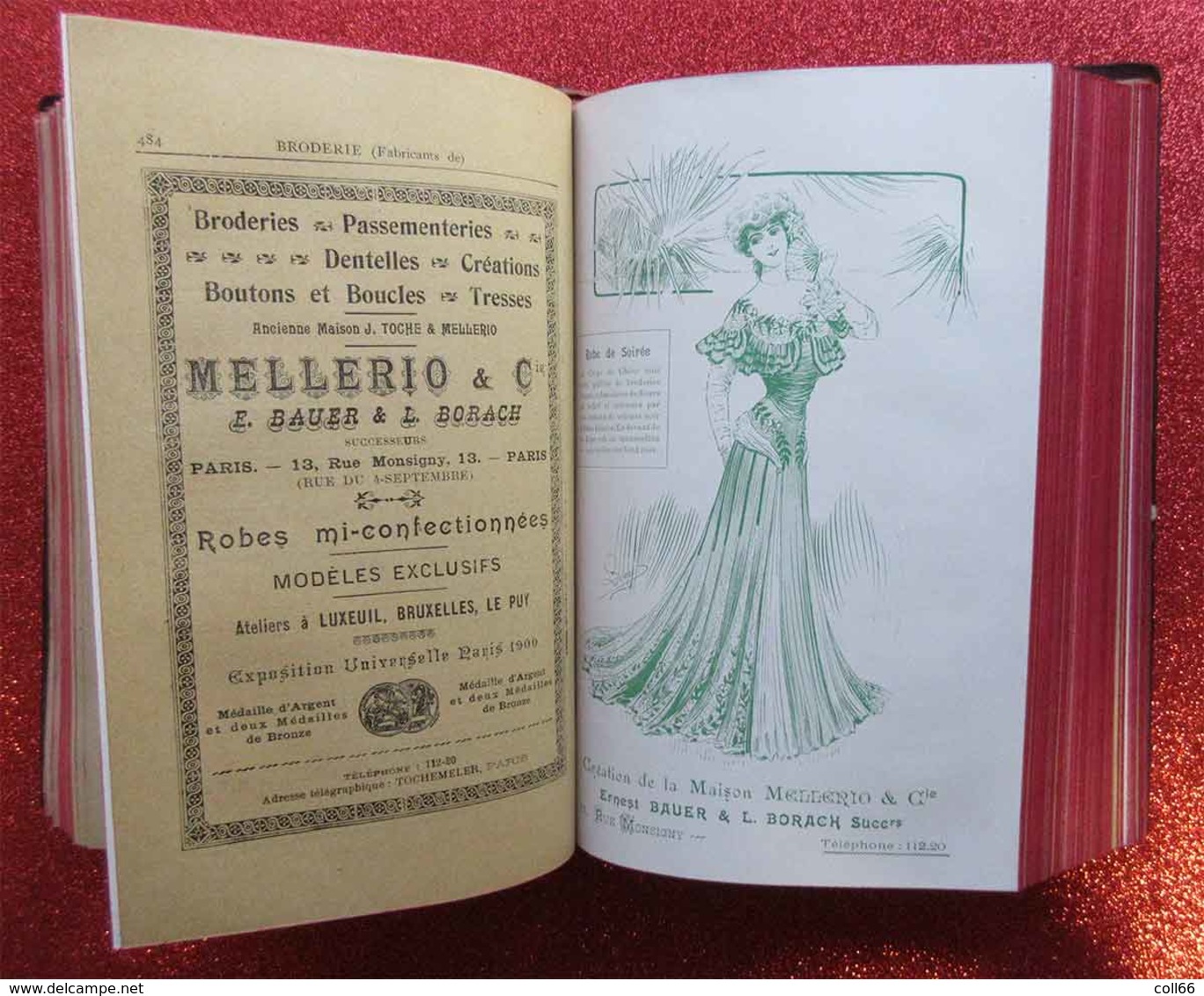 1900 New Art Nouveau Annuaire Général de la Mode 1903 Grands Créateurs Sarah Bernhardt Corsets Robes Coiffeur Chapeaux