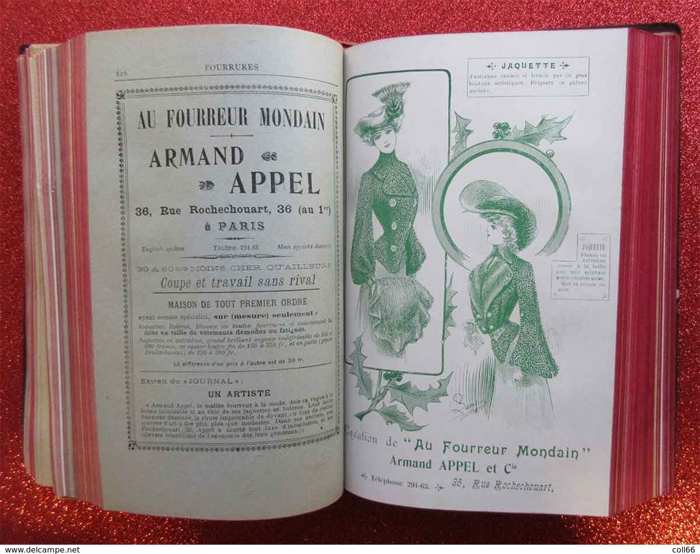 1900 New Art Nouveau Annuaire Général de la Mode 1903 Grands Créateurs Sarah Bernhardt Corsets Robes Coiffeur Chapeaux