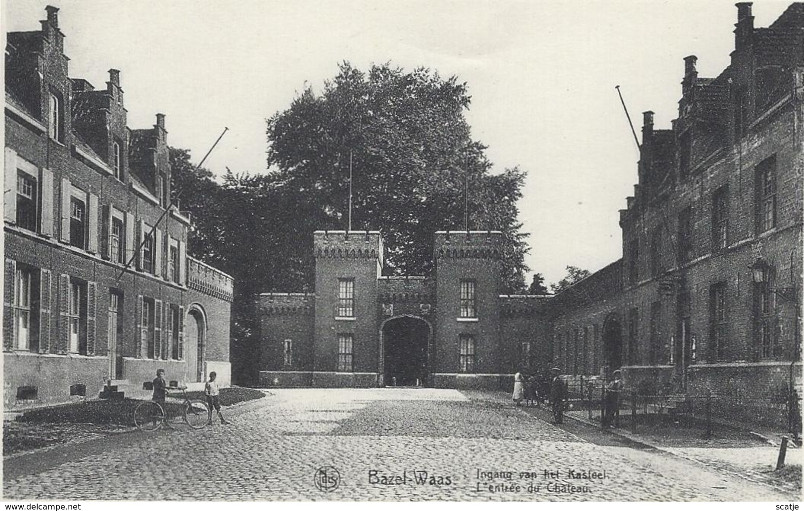 Bazel-Waas   -  Ingang Van Het Kasteel - Kruibeke