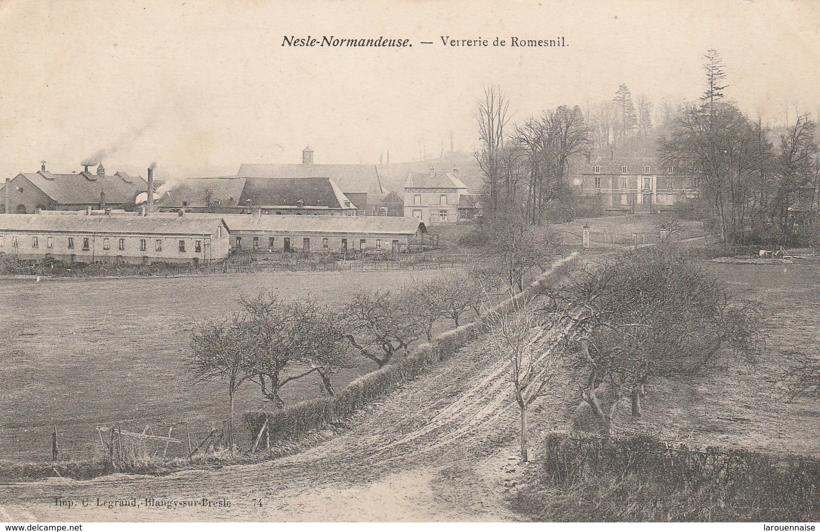 76 - NESLE NORMANDEUSE - Verrerie De Romesnil - Other & Unclassified