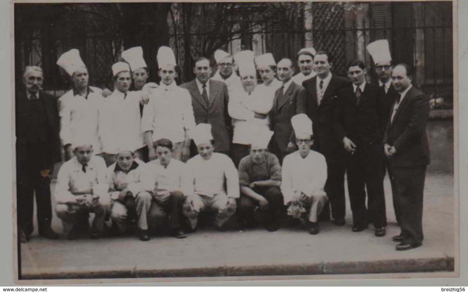 Nièvre NEVERS  Grande Photographie Cuisiniers 1949 - Métiers