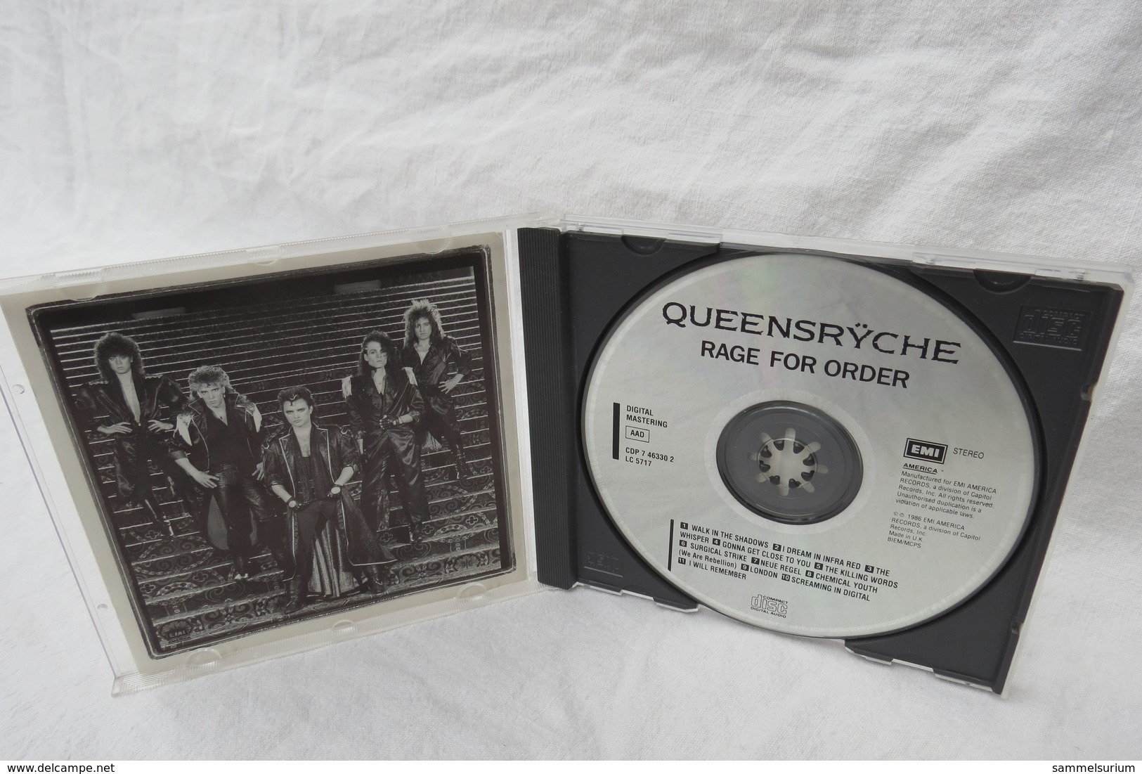 CD "Queensryche" Rage For Order - Hard Rock En Metal