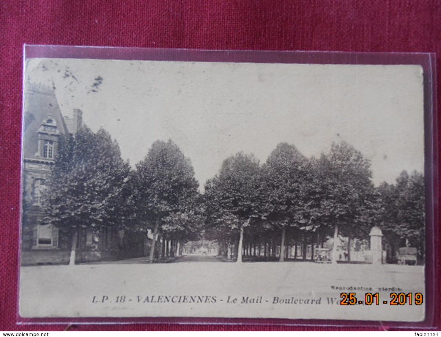 CPA - Valenciennes - Le Mail - Boulevard Watteau - Valenciennes