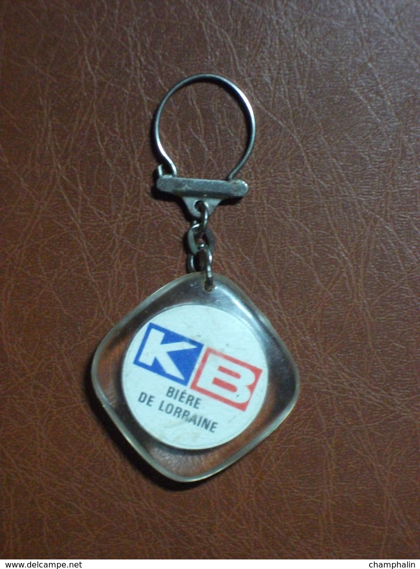 Porte-clé Plastique Bière De Lorraine KB - Autorisation Exceptionnelle De L'Imagerie Pellerin - Key-rings