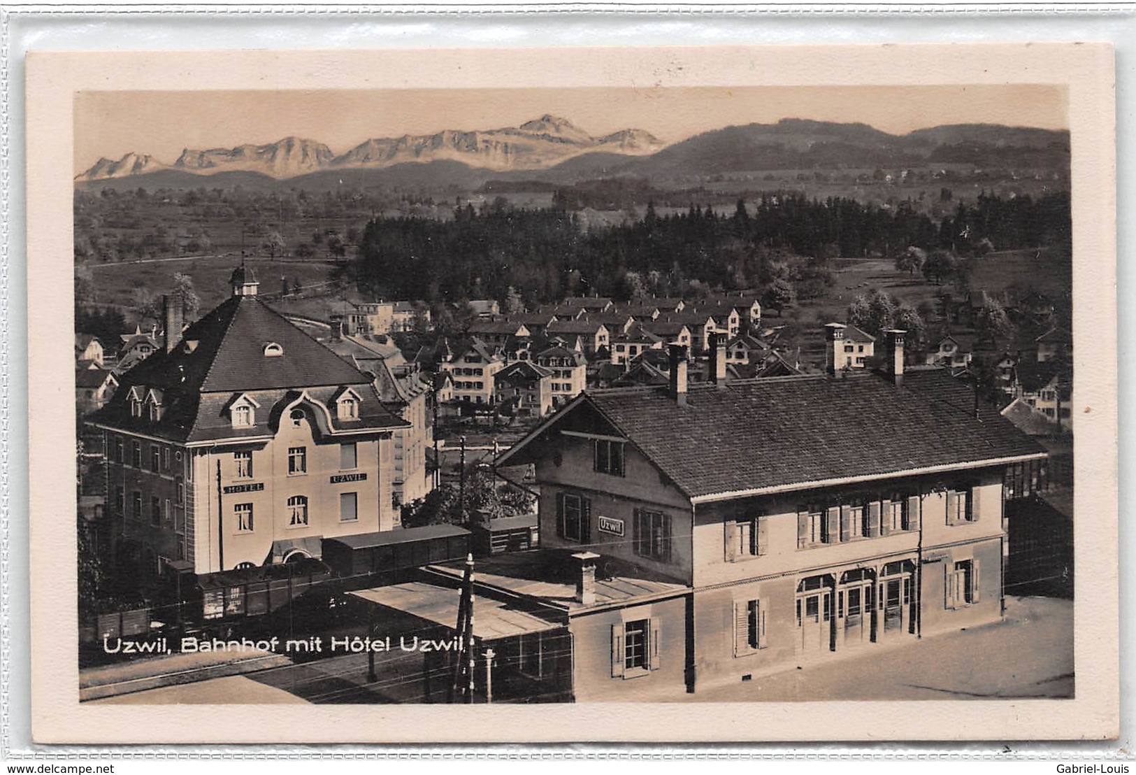 Uzwil Bahnhof Mit Hôtel Uzwil - Uzwil