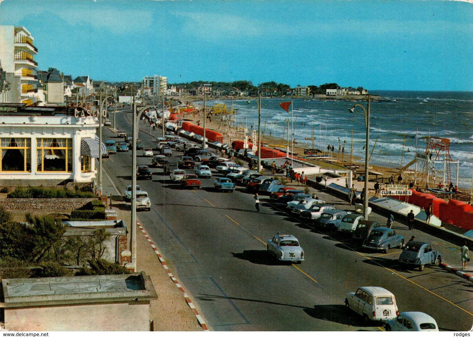 Dep 44 , Cpm  PORNICHET-LA BAULE , 6 , Boulevard Des Océanides , Le Casino , La Plage  (nombreuses Voitures) (D09.4379) - Pornichet