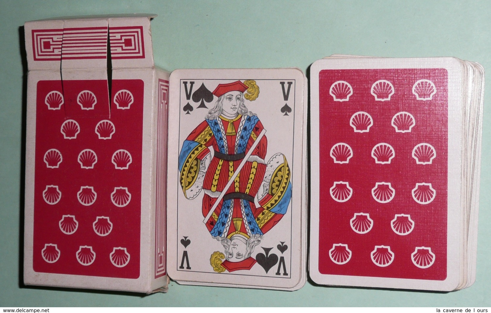 Rare Jeu De 54 Cartes En Boite, SHELL Coquille St Jacques - 54 Cartes