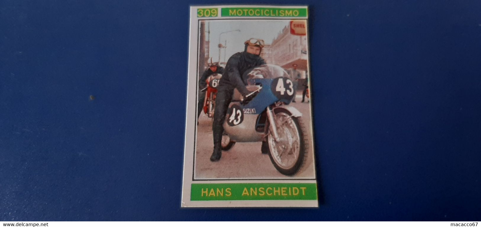 Figurina Panini Campioni Dello Sport 1967 - 309 Hans Anscheidt - Edizione Italiana