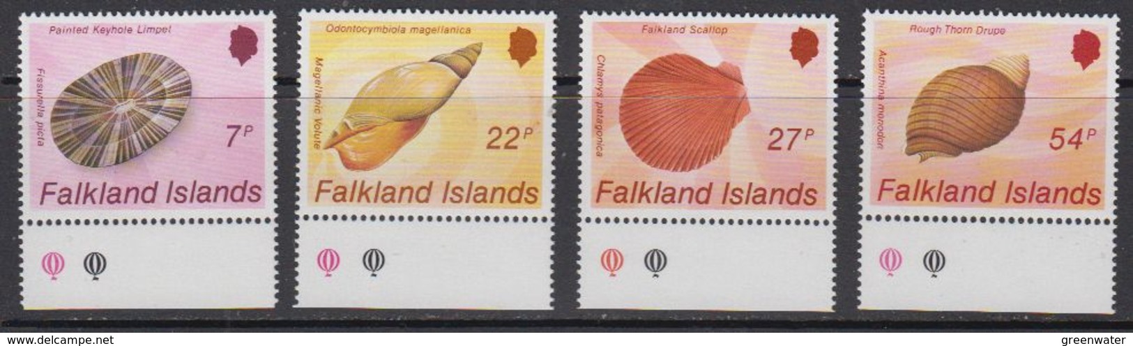 Falkland Islands 1986 Shells 4v (+margin) ** Mnh (41726B) - Falklandeilanden