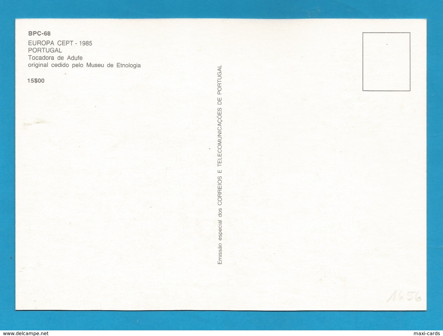 Portugal  1985  Mi.Nr. 1656 , EUROPA CEPT  - Maximum Card - CTT  Lisboa  6.5.85 - Cartes-maximum (CM)