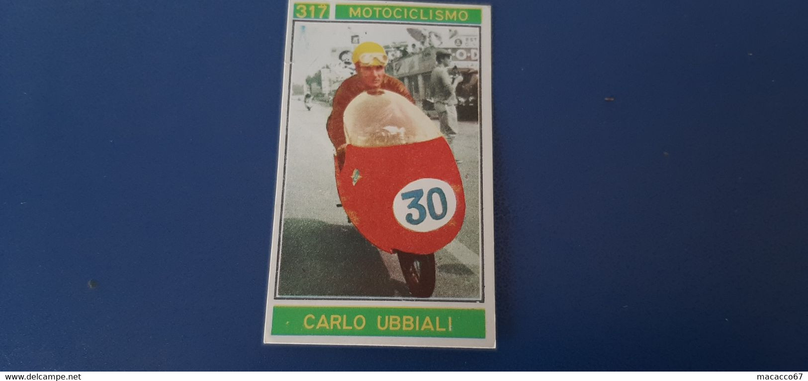 Figurina Panini Campioni Dello Sport 1967 - 317 Carlo Ubbiali - Edizione Italiana