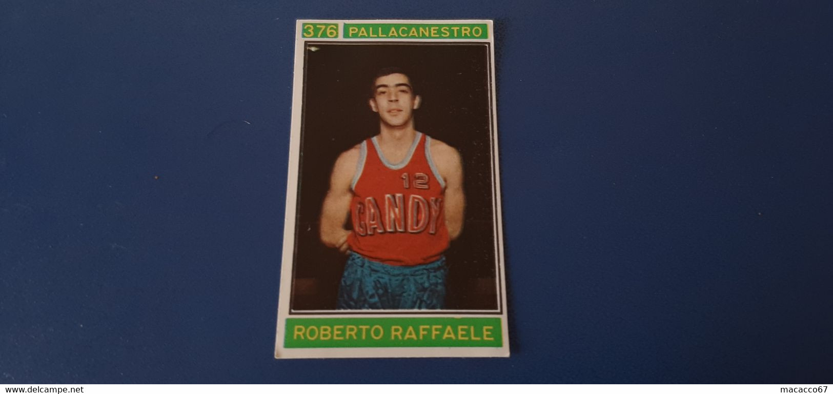 Figurina Panini Campioni Dello Sport 1967 - 376 Roberto Raffaele - Edizione Italiana